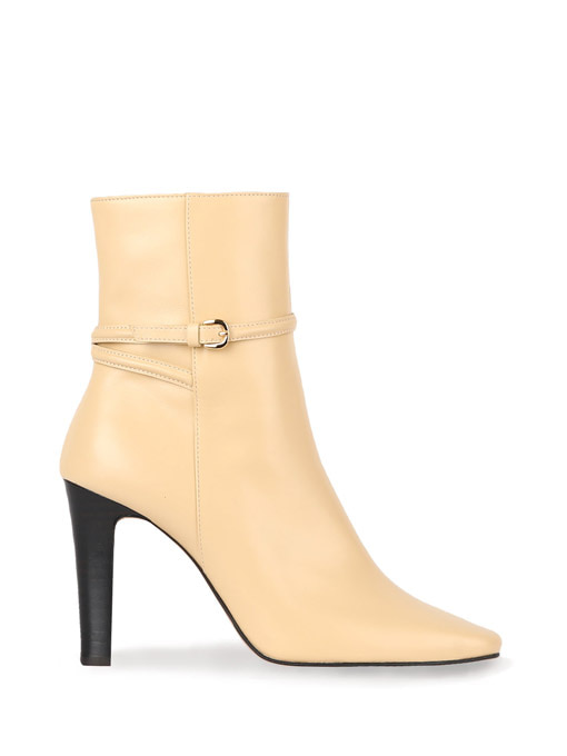 CAROLINE LEATHER BOOTS - BUTTER