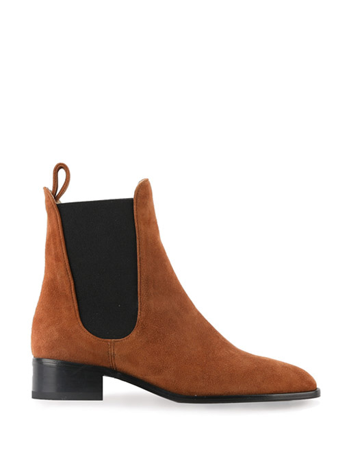 ROMY SUEDE CHELSEA BOOTS - CAMEL
