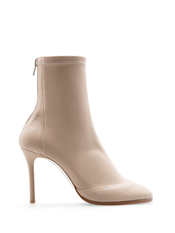 KATE ROUND TOR ANKLE BOOTS - BEIGE