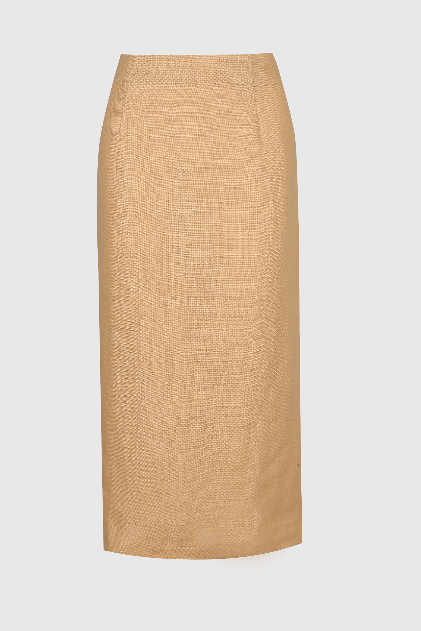 HIGH QUALITY LINE - HEAVY LINEN MIDI SKIRT Fabric by Style M (Made in JAPAN) Exclusive for Myeyeko