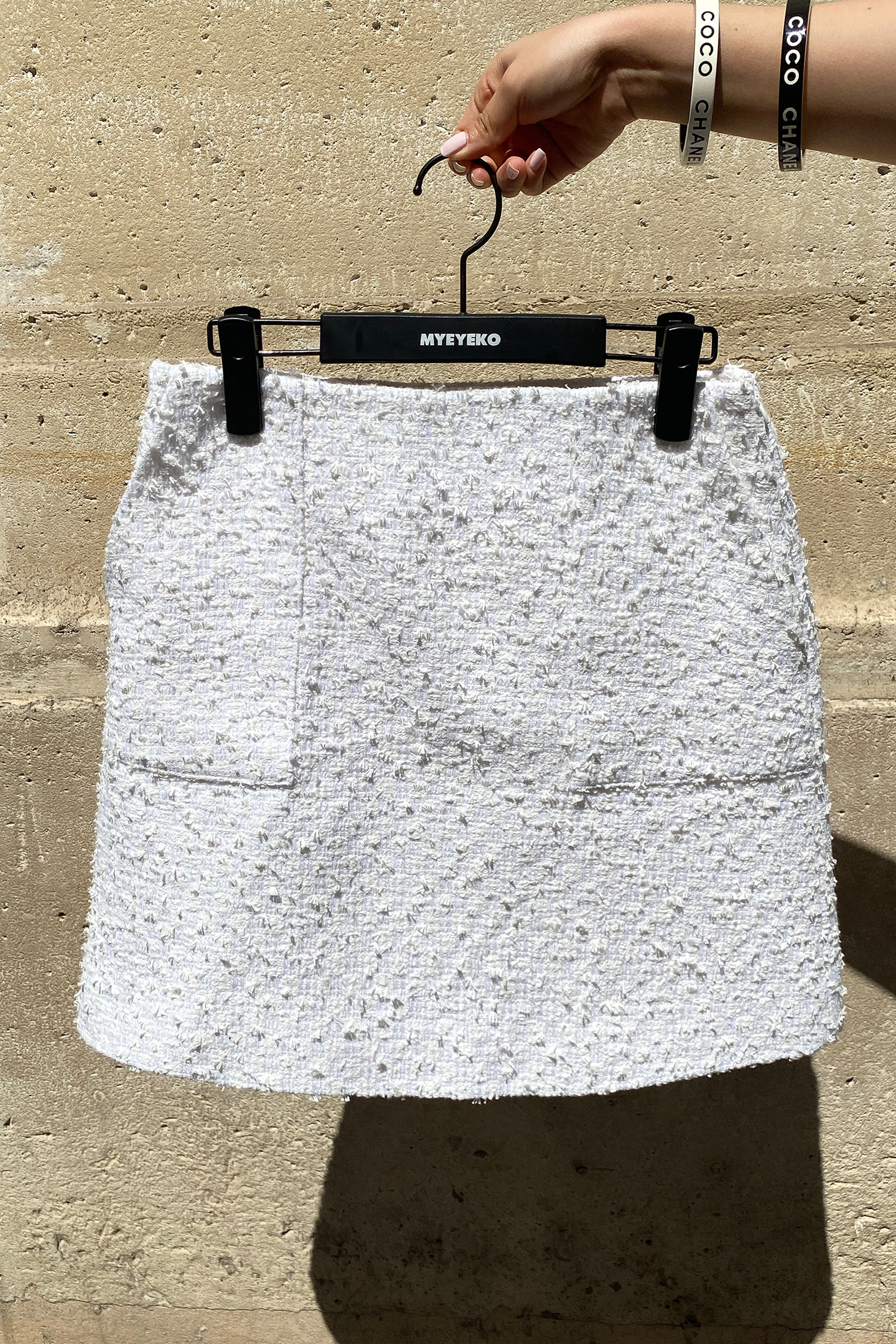 HIGH QUALITY LINE -  MYEYEKO MIROS Tweed Skirt Fabric by MIROS, Made in JAPAN (Exclusive for Myeyeko)