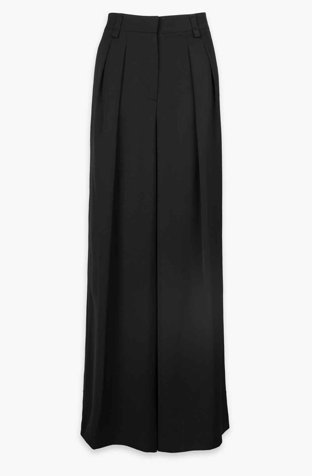 HIGH QUALITY LINE - Bella Pleated Wide-leg Trousers (BLACK)
