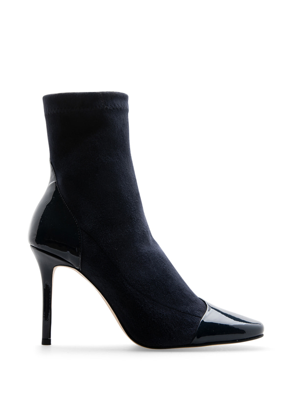 CAROLINE ANKLE BOOTS - NAVY SUEDE