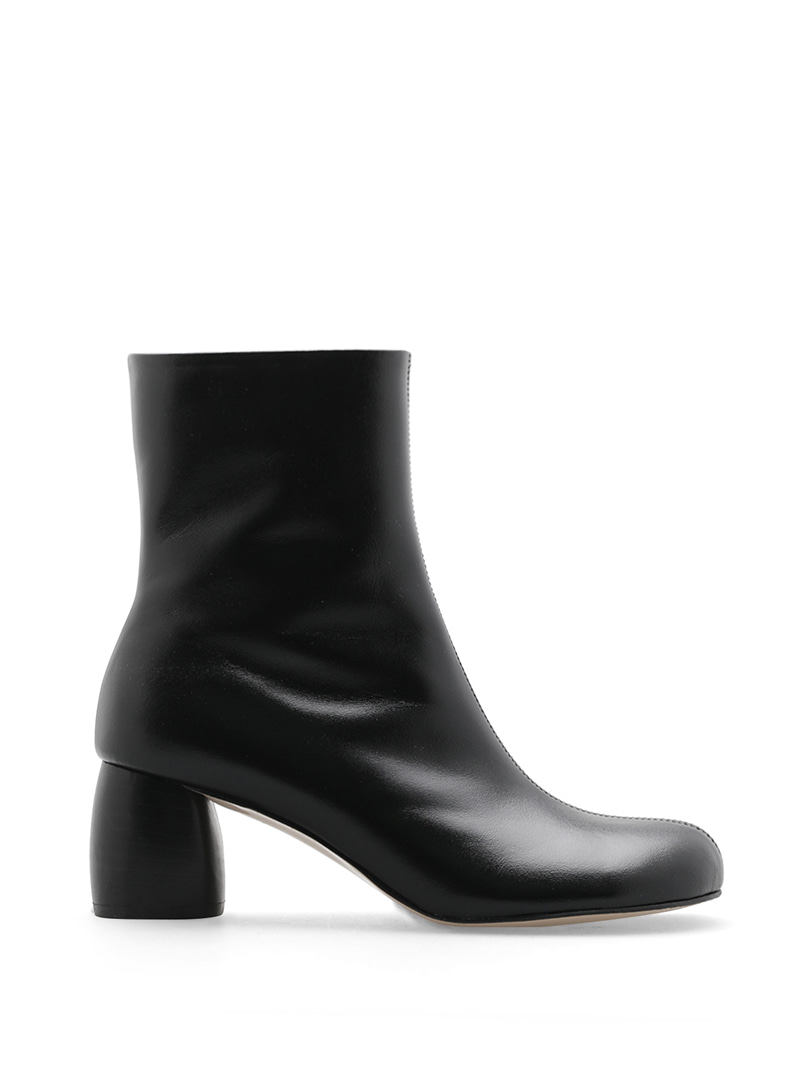 MURPHY LEATHER ANKLE BOOTS - BLACK (6CM)