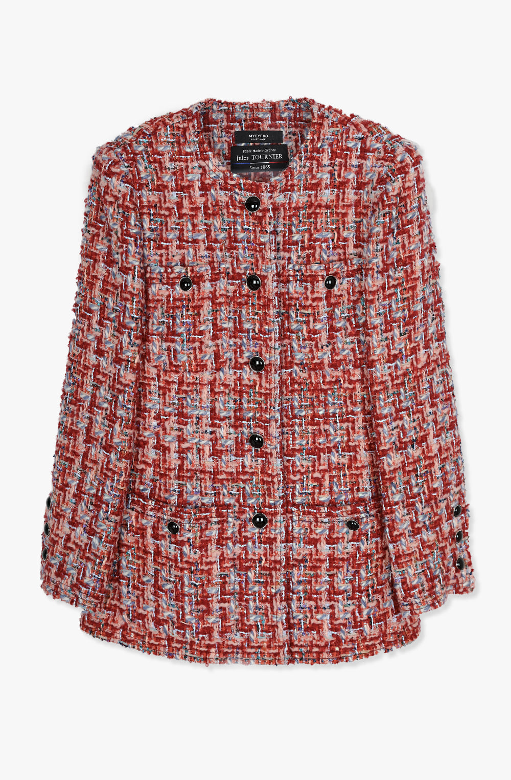 HIGH QUALITY LINE - MYEYEKO 22 CLASSIC TWEED JACKET &quot;Jules TOURNIER&quot; (Fabric By. Made in France)