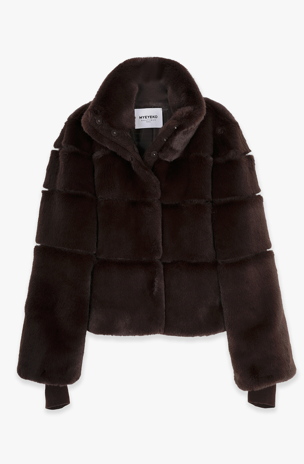 HIGH QUALITY LINE - RIONA HIGHNECK FAUX FUR BOMBER (Exclusive for Myeyeko)