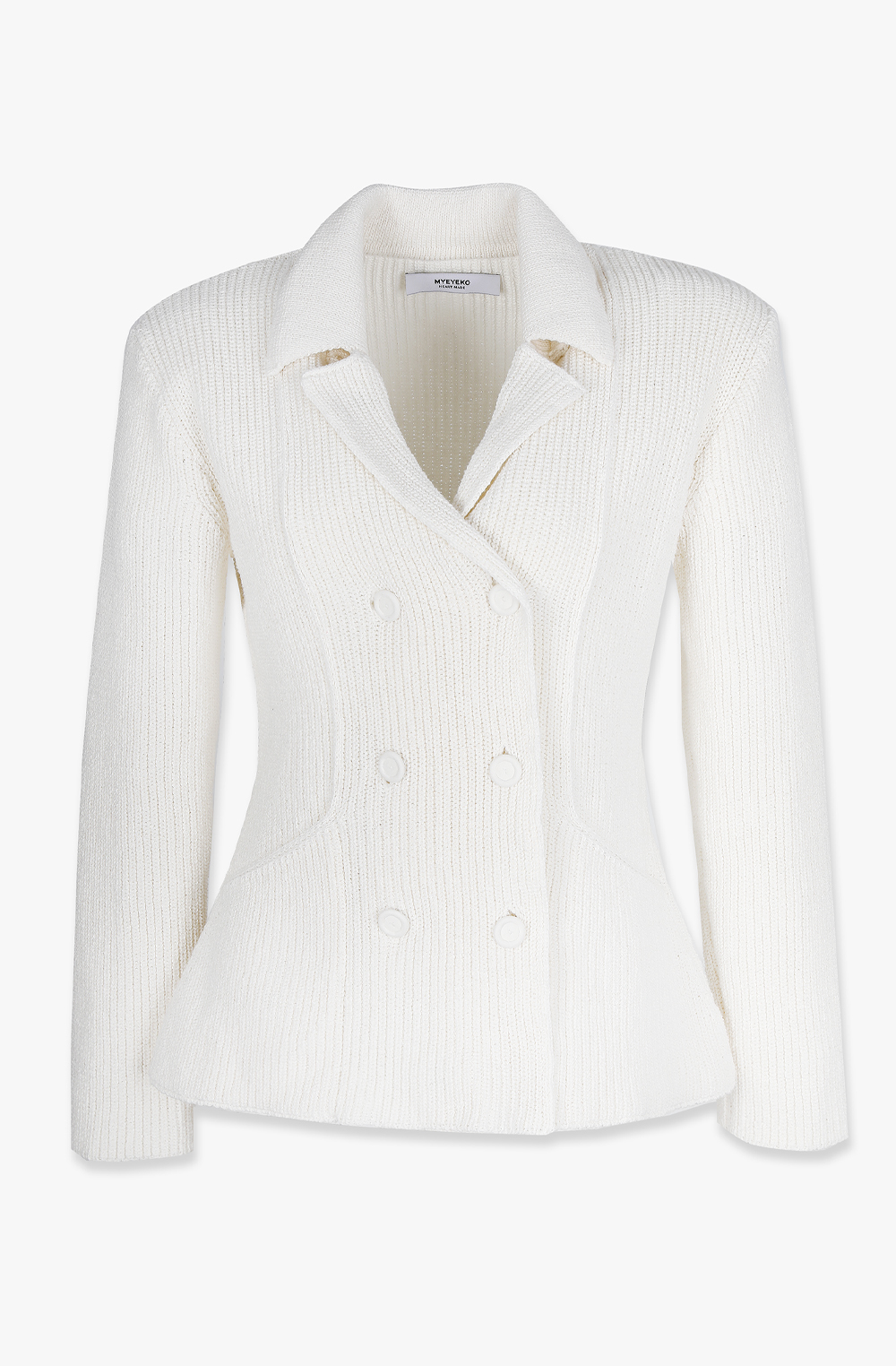 HIGH QUALITY LINE - MYEYEKO 23 SPRING COLLECTION / MONTAIGNE KNIT JACKET (IVORY)