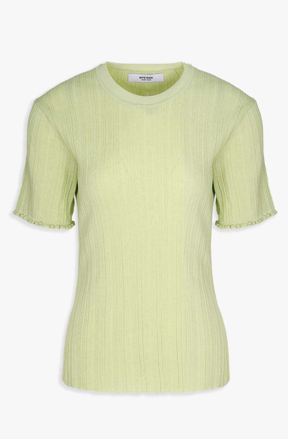 HIGH QUALITY LINE - BAMBI SHORT SLEEVE KNIT (LIME)