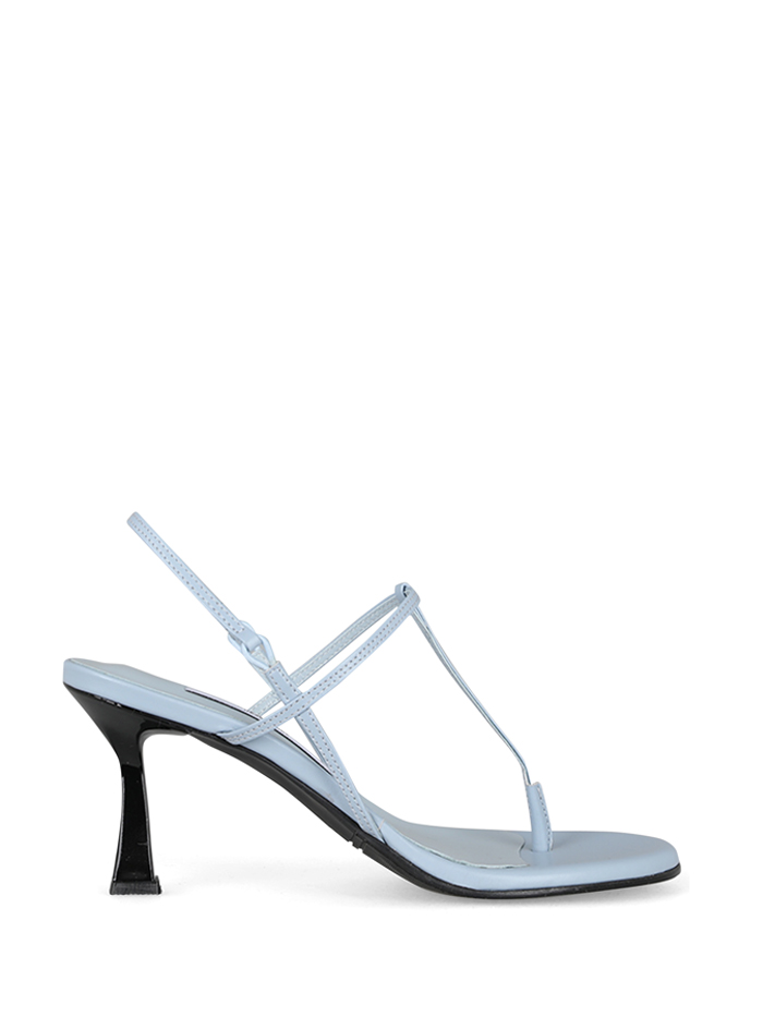 THE CITY LEATHER  SANDALS - BABY BLUE