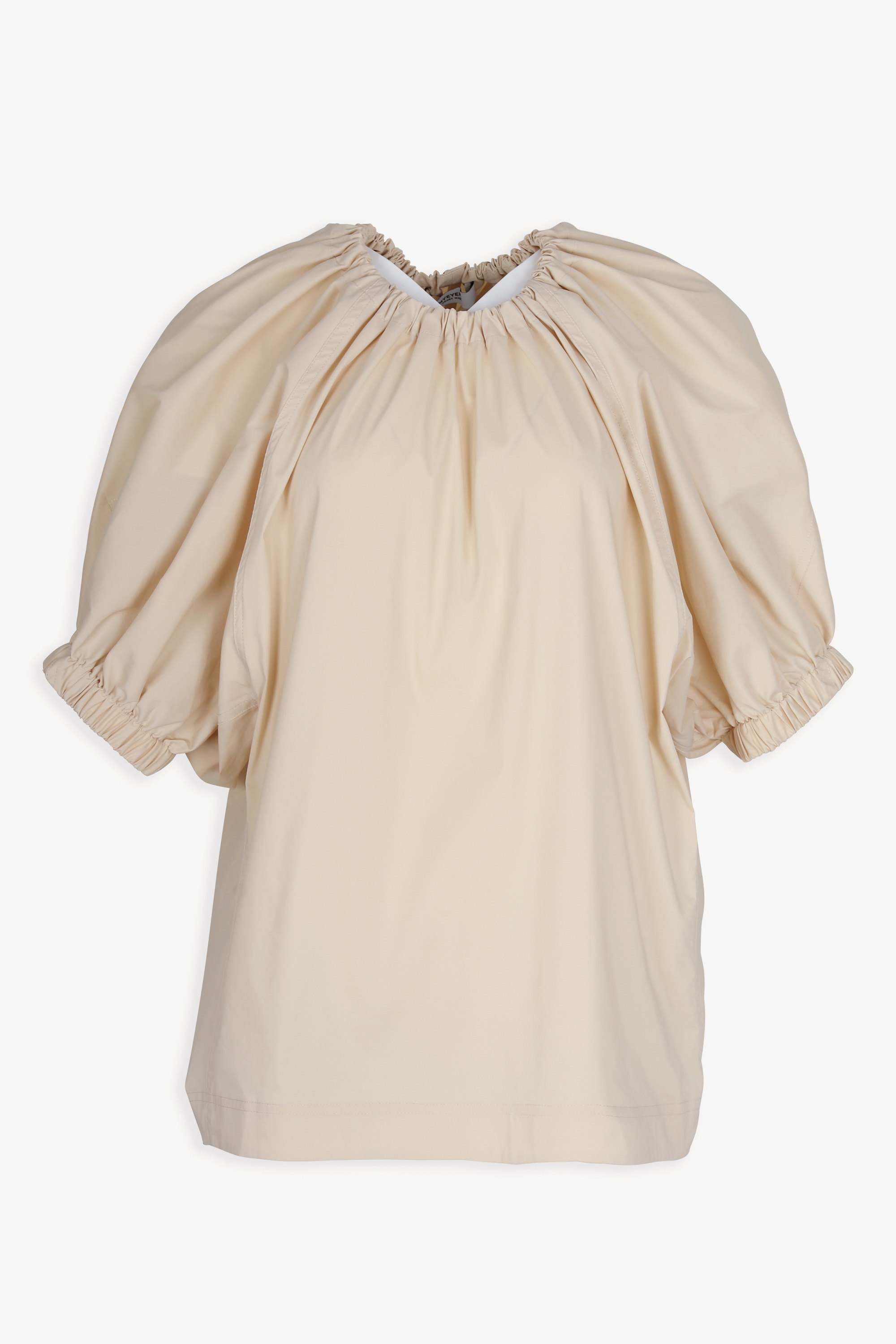 HIGH QUALITY LINE - MYEYEKO 23 SUMMER COLLECTION / LYLITH PUFF SLEEVE BLOUSE (BEIGE)